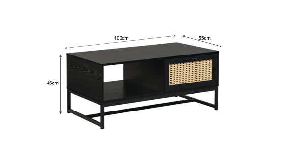 Furnilux koffie tafel - Ubud - 100 x 55 x 45 cm - Afbeelding 4