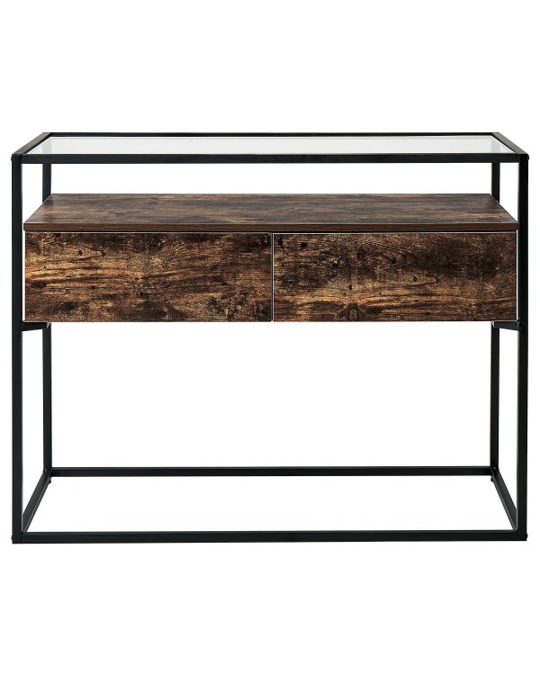 Sidetable met lades Echo - glas - 120x40x80 - Afbeelding 7
