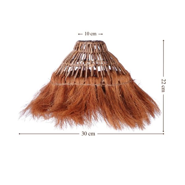 Furnilux - Handgemaakte Hanglamp van Bananenvezel – Duurzaam & Natuurlijk Design - Afbeelding 6