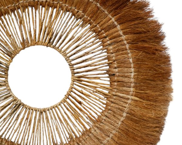 Furni-Surya Wandornament Bananenvezel Ø70 cm - Afbeelding 3