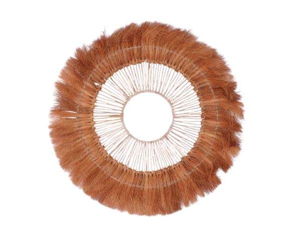 Furni-Surya Wandornament Bananenvezel Ø70 cm