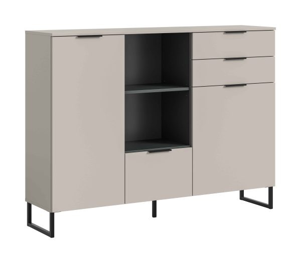 Noida highboard kasjmier NB zwart NB