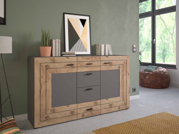 Freno dressoir grijs Nox Eiken NB - Afbeelding 5