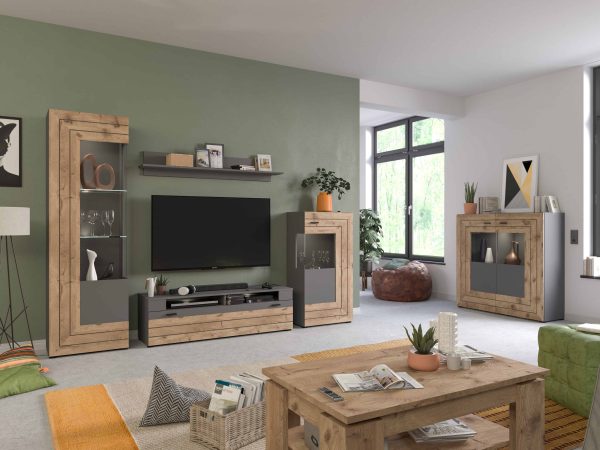Freno highboard grijs Nox Eiken NB - Afbeelding 6