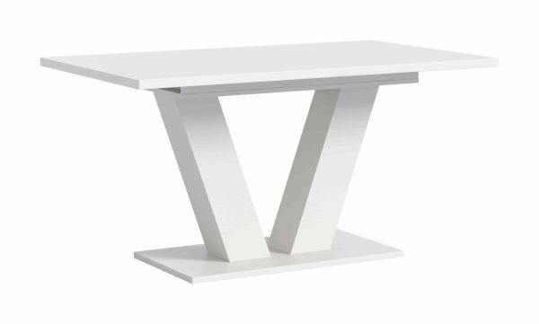 Motion eettafel V uitschuifbaar wit NB wit NB