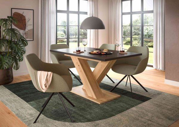Motion uitschuifbare eettafel Artisan NB grijs NB - Afbeelding 3