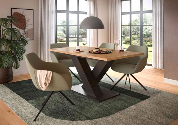 Motion uitschuifbare eettafel Artisan NB grijs NB - Afbeelding 4
