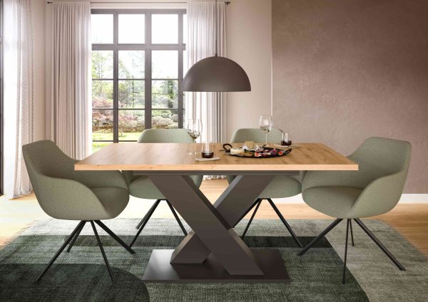 Motion uitschuifbare eettafel Artisan NB grijs NB - Afbeelding 5