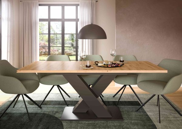 Motion uitschuifbare eettafel Artisan NB grijs NB - Afbeelding 7