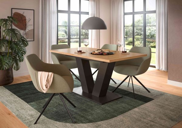Motion uitschuifbare eettafel Artisan NB grijs NB - Afbeelding 4