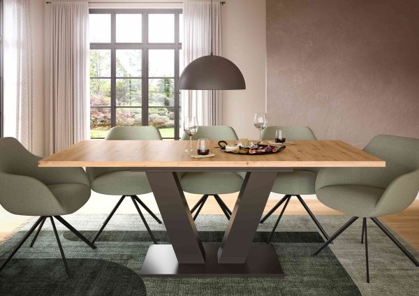 Motion uitschuifbare eettafel Artisan NB grijs NB - Afbeelding 7