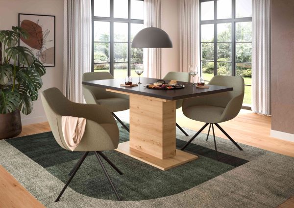 Motion eettafel kolom uitschuifbaar Artisan NB grijs NB - Afbeelding 3