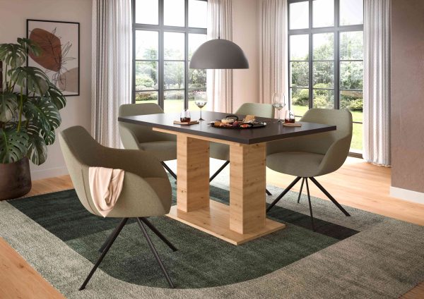 Motion eettafel D uitschuifbaar Artisan NB grijs NB - Afbeelding 3