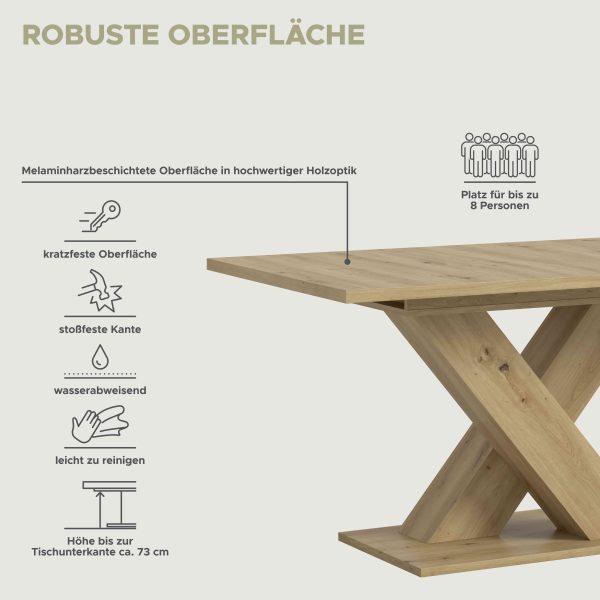 Motion uitschuifbare eettafel Artisan NB Artisan NB - Afbeelding 6