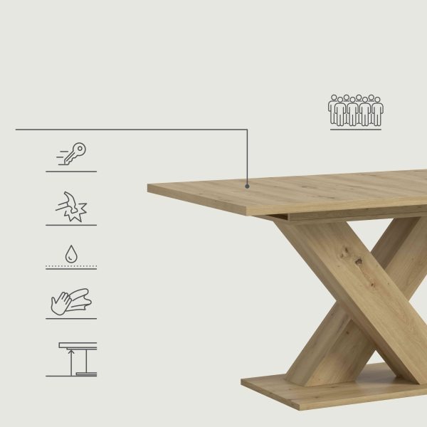 Motion uitschuifbare eettafel Artisan NB Artisan NB - Afbeelding 10