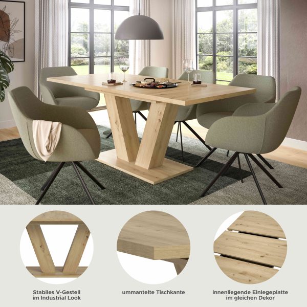 Motion eettafel V uitschuifbaar Artisan NB Artisan NB - Afbeelding 5