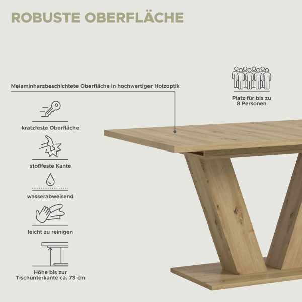 Motion eettafel V uitschuifbaar Artisan NB Artisan NB - Afbeelding 6