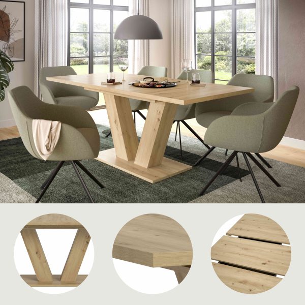 Motion eettafel V uitschuifbaar Artisan NB Artisan NB - Afbeelding 9
