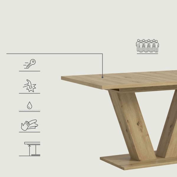 Motion eettafel V uitschuifbaar Artisan NB Artisan NB - Afbeelding 10