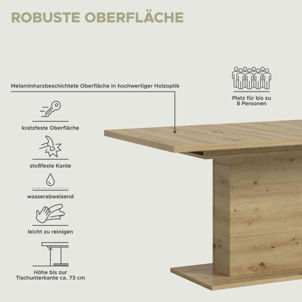 Motion eettafel kolom uitschuifbaar Artisan NB Artisan NB - Afbeelding 6