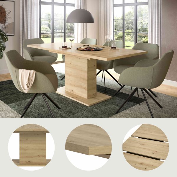 Motion eettafel kolom uitschuifbaar Artisan NB Artisan NB - Afbeelding 9