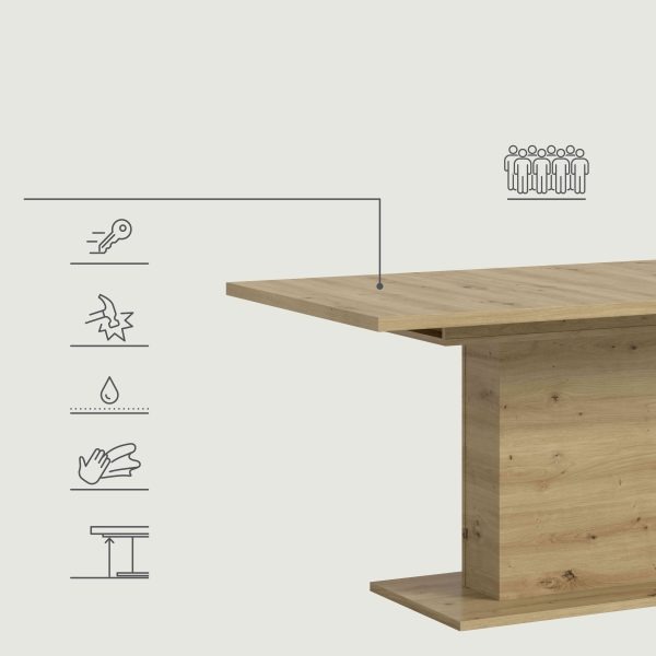 Motion eettafel kolom uitschuifbaar Artisan NB Artisan NB - Afbeelding 10
