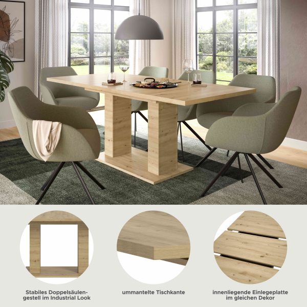 Motion eettafel D uitschuifbaar Artisan NB Artisan NB - Afbeelding 5