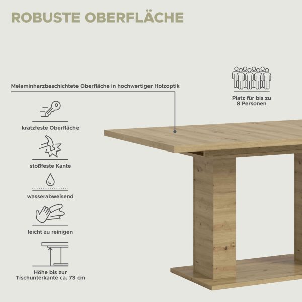 Motion eettafel D uitschuifbaar Artisan NB Artisan NB - Afbeelding 6