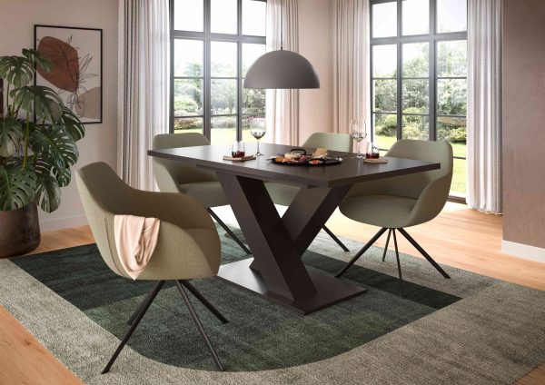 Motion uitschuifbare eettafel grijs NB grijs NB - Afbeelding 4