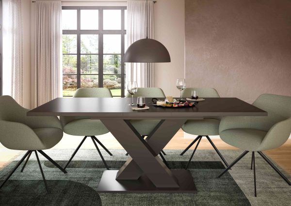 Motion uitschuifbare eettafel grijs NB grijs NB - Afbeelding 7