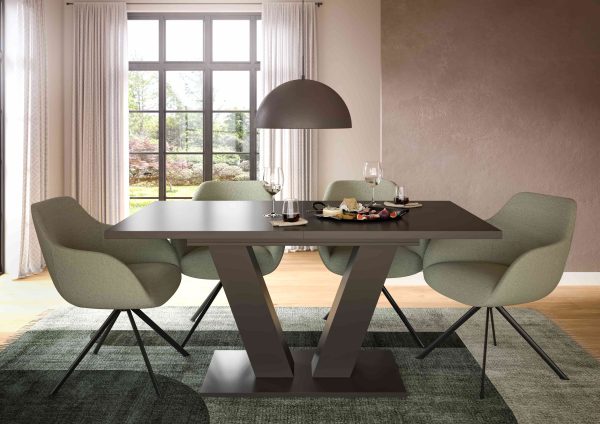 Motion uitschuifbare eettafel grijs NB grijs NB - Afbeelding 5