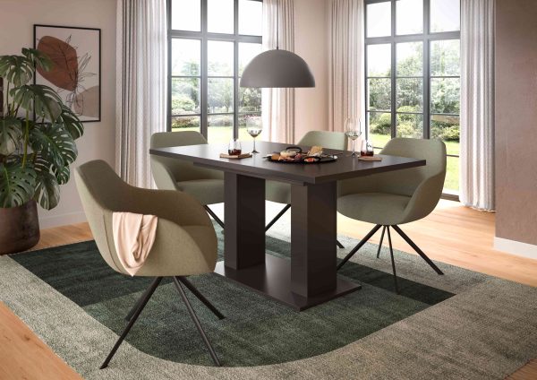 Motion eettafel D uitschuifbaar grijs NB grijs NB - Afbeelding 3