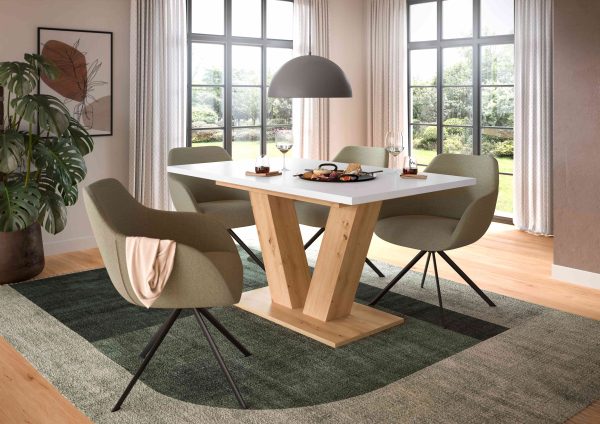 Motion eettafel V uitschuifbaar Artisan NB wit NB - Afbeelding 4