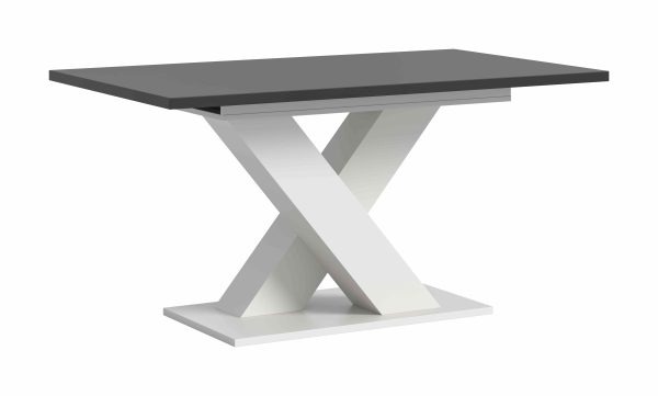 Motion uitschuifbare eettafel grijs NB wit NB