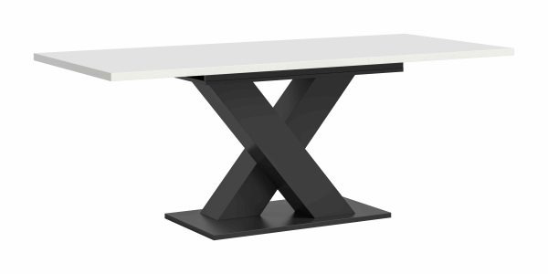 Motion uitschuifbare eettafel wit NB grijs NB