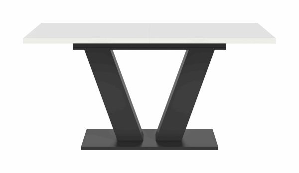 Motion uitschuifbare eettafel wit NB grijs NB - Afbeelding 2