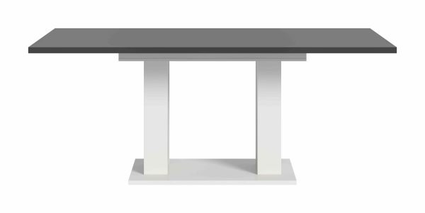 Motion eettafel D uitschuifbaar grijs NB wit NB - Afbeelding 2
