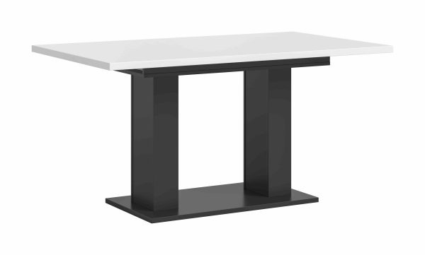 Motion eettafel D uitschuifbaar grijs NB wit NB