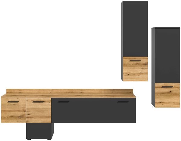 Doel woonkamercombinatie inclusief lichtgrijs NB Evoke Oak NB - Afbeelding 2