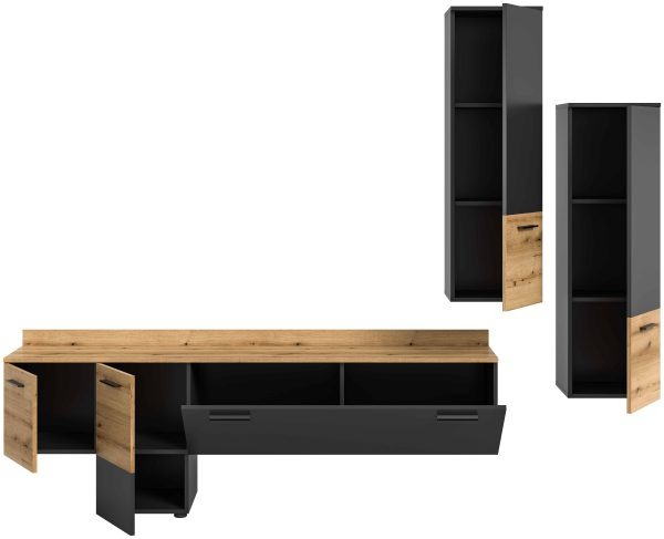 Doel woonkamercombinatie inclusief lichtgrijs NB Evoke Oak NB - Afbeelding 3
