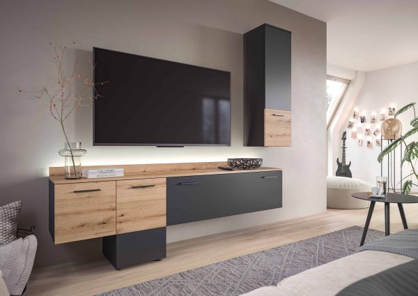 Doel woonkamercombinatie inclusief lichtgrijs NB Evoke Oak NB - Afbeelding 5