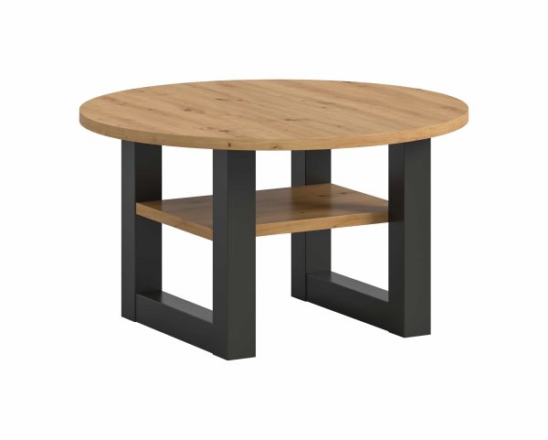Seattle salontafel rond Artisan NB grijs NB