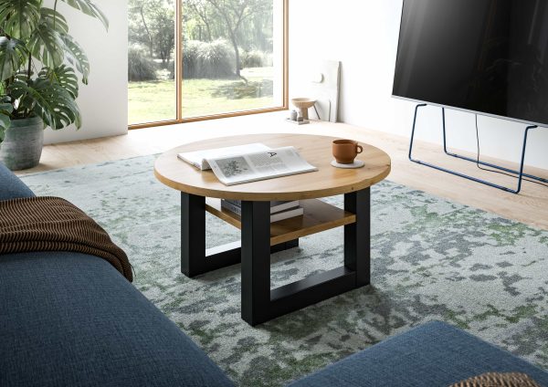 Seattle salontafel rond Artisan NB grijs NB - Afbeelding 4