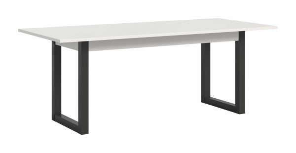 Seattle uitschuifbare eettafel wit NB grijs NB - Afbeelding 8