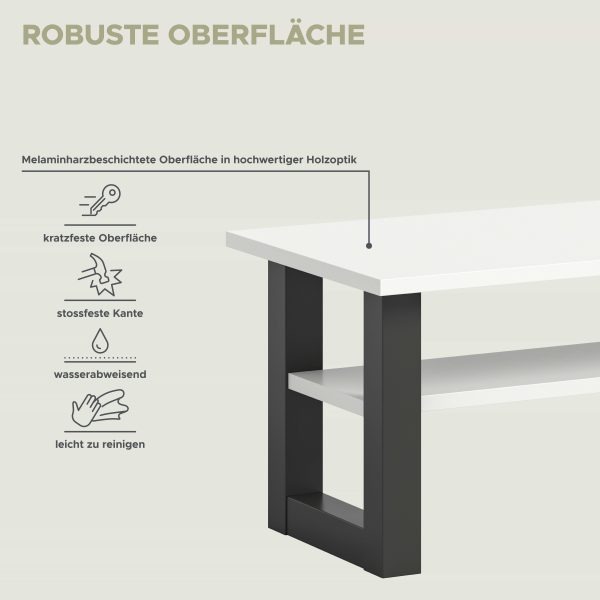 Seattle salontafel wit NB grijs NB - Afbeelding 6