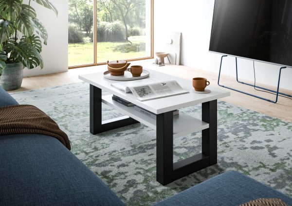 Seattle salontafel wit NB grijs NB - Afbeelding 4