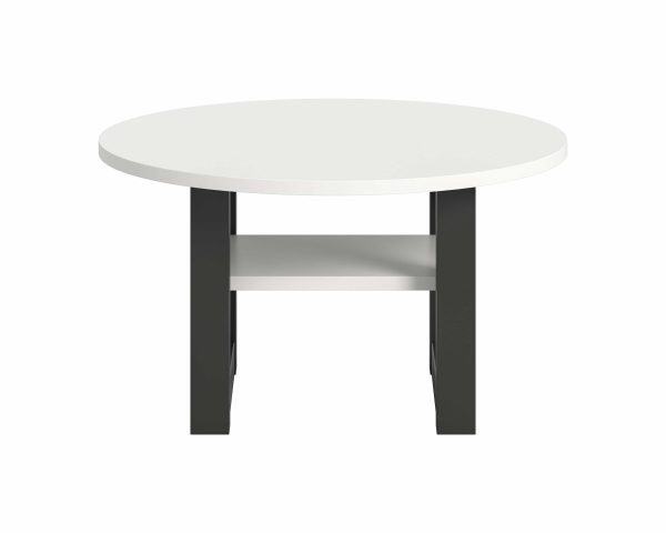 Seattle salontafel rond wit NB grijs NB - Afbeelding 2