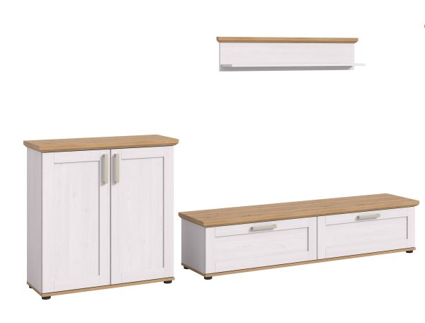 Woonkamercombinatie Verona Sibiu Larch NB Artisan Oak NB