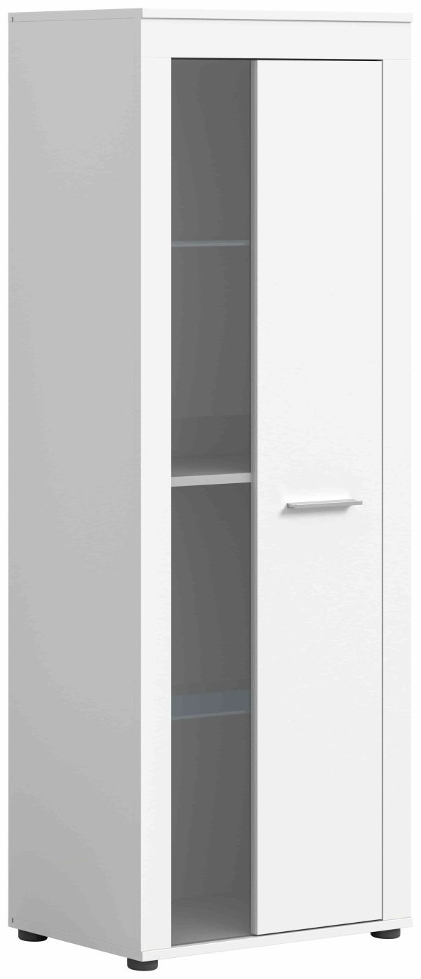 Jam vitrinekast wit melamine