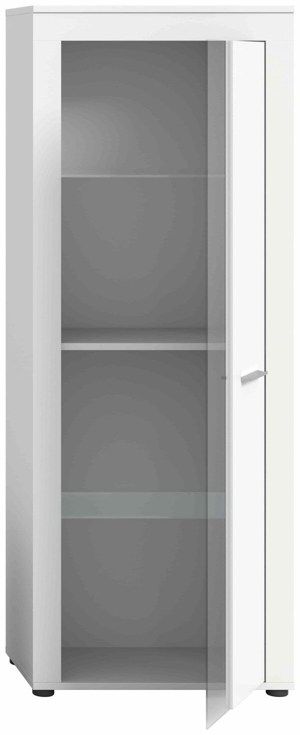 Jam vitrinekast wit melamine - Afbeelding 3